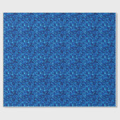 POINTS DE FÊTE 7-Bleu CADEAU PAPIER À REPASSER (Plat)