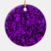 Points de fête Ornement de Noël 10-violet (Dos)