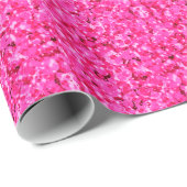 POINTS DE FÊTE PAPIER À CADEAU 9-Hot Rose (Coin rond)