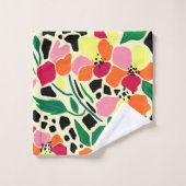 Points de jardin tropicaux (Gant de toilette)