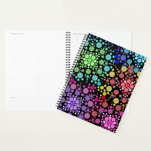 Points de mosaïque colorés (Devant avec enveloppe)
