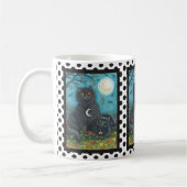 POINTS DE MUG HALLOWEEN CHAT NOIR BUBO ET PYEWACKE (Gauche)