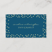 Points de Parties scintillant en or de verre Carte (Devant)