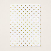 Points de Parties scintillant en or rose chaud Por (Dos)