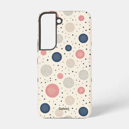 Points de pop rétro Samsung Galaxy S22 Coque (Verso)
