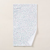 Points de ressort colorés (Serviette à main)
