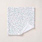 Points de ressort colorés (Gant de toilette)