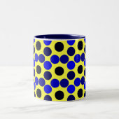 Points de vue MUG à CAFÉ noir et bleu (Centre)
