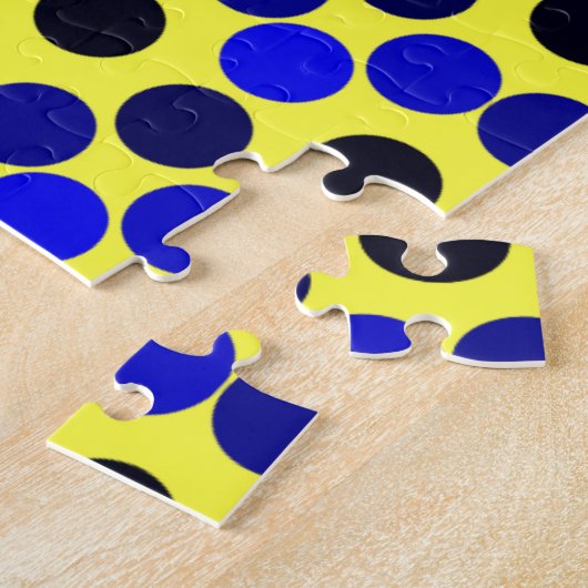 Points de vue noir et bleu PUZZLE (Côté)