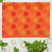 Points De Vue Serviettes De Cuisine Orange (Plié)