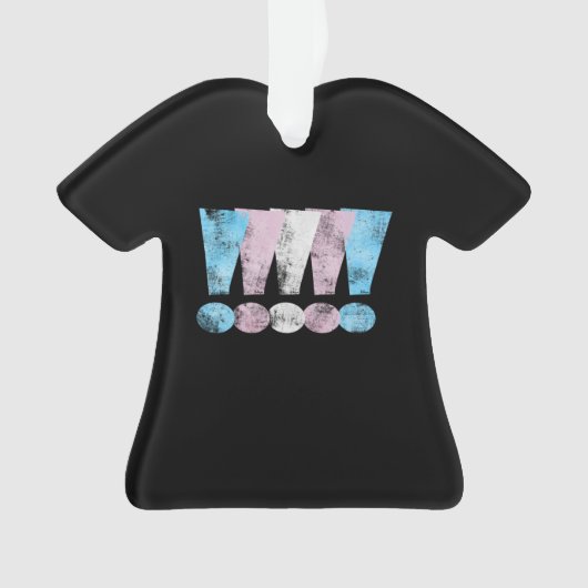 Points d'exclamation de fierté de transsexuel (devant)