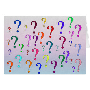 Points d'interrogation d'arc-en-ciel