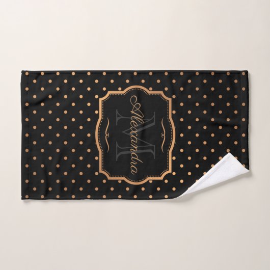 Points d'or (Serviette à main)