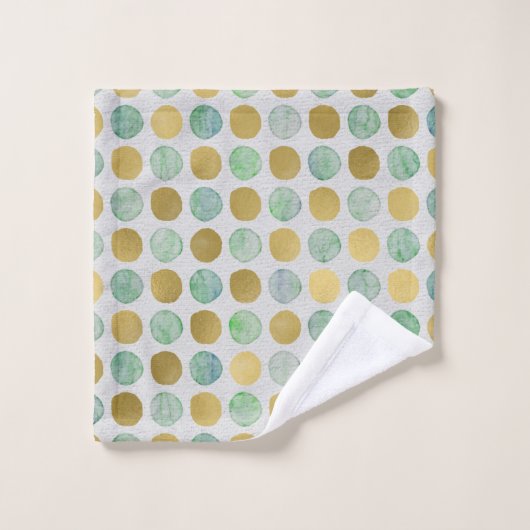 Points dorés (Gant de toilette)