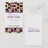 Points |dots2pur de boulangerie du carte de visite (Devant / Derrière)