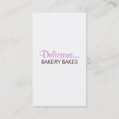 Points |dots2pur de boulangerie du carte de visite (Dos)