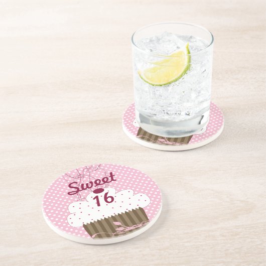Points doux 16 Dessous de verre Cupcake (Côté)