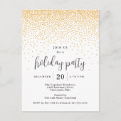 Points Éclairants Carte postale Invitation Fête Fê (Devant)