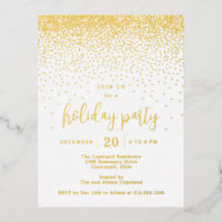 Points Éclairants Carte postale Invitation Vacance