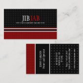 Points élégants - carte de visite (Devant / Derrière)