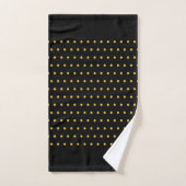 Points élégants de style métallisé or (Serviette à main)