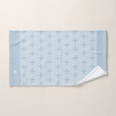 Points élégants sur un bleu merveilleux (Serviette à main)