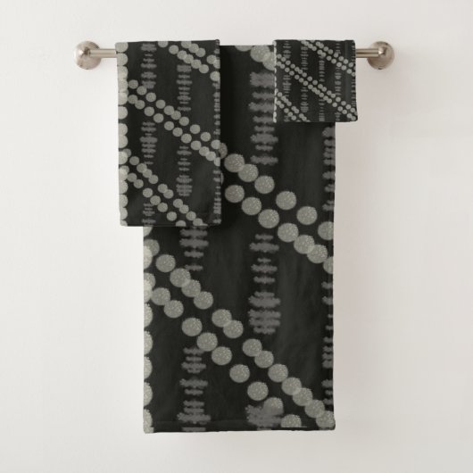 Points en diagonale horizontale verticale grisâtre (En situation)