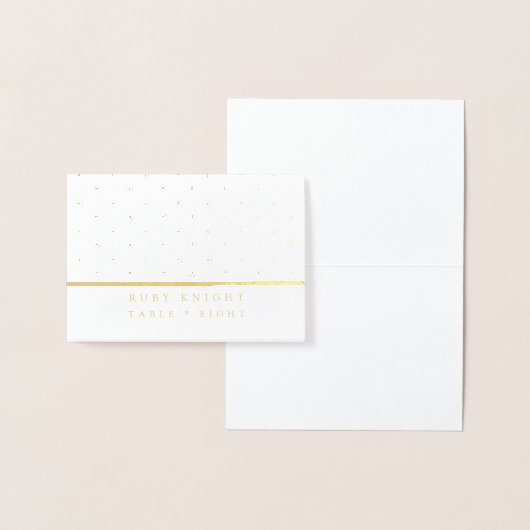 Points et nom et numéro de table de l'huile d'or (Affichage)