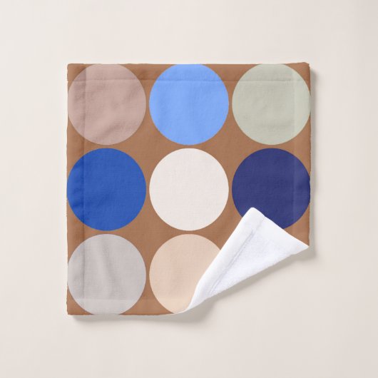 Points géants du milieu du siècle, Taupe Tan, Beig (Gant de toilette)