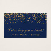 Points Glam Gold Confetti sur les billets de la Ma (Devant)