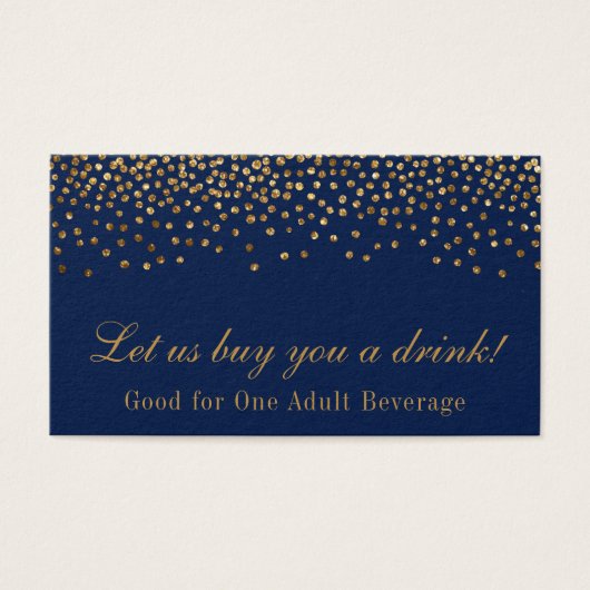 Points Glam Gold Confetti sur les billets de la Ma (Devant)