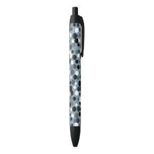 Points Gris Cool Rétro Écriture Stylos Cadeau