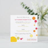 Points - invitations Baby showers (Debout devant)