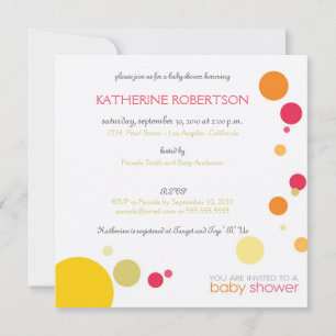 Points - invitations Baby showers