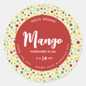 Points Kaleidoscope Abstrait Cercle Étiquette de b (Devant)