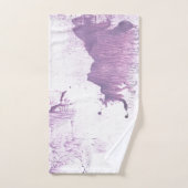 Points Lilac (Serviette à main)