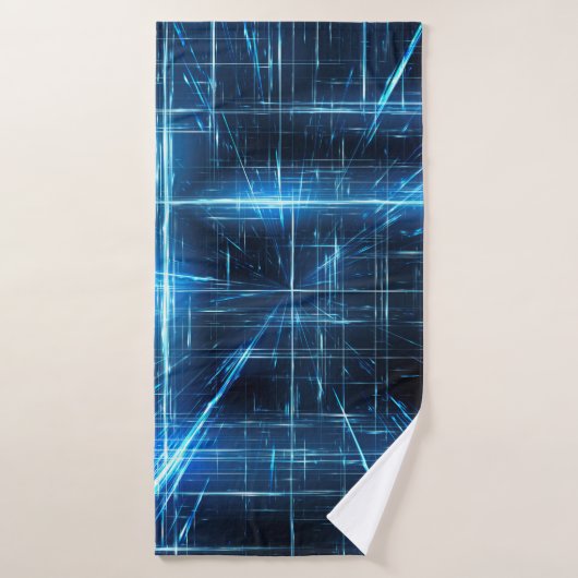 Points lumineux du réseau Web (Serviette de bain)