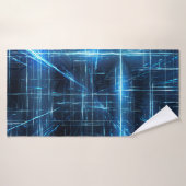 Points lumineux du réseau Web (Serviette de bain)