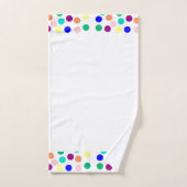 Points multicolores (Serviette à main)