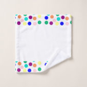 Points multicolores (Gant de toilette)
