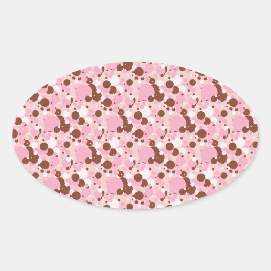 POINTS Napolitains 01-Lt STICKERS ROSE-OVAL (Devant)