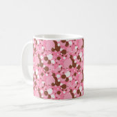 Points napolitains 02 Pink Dark-11oz COFFEE MUG (Devant gauche)
