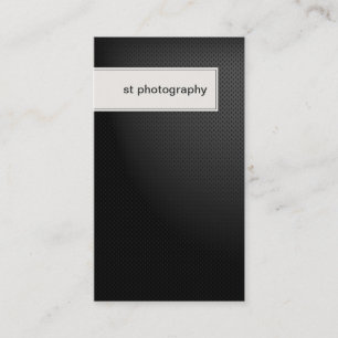 Points noirs élégants de carte de visite de