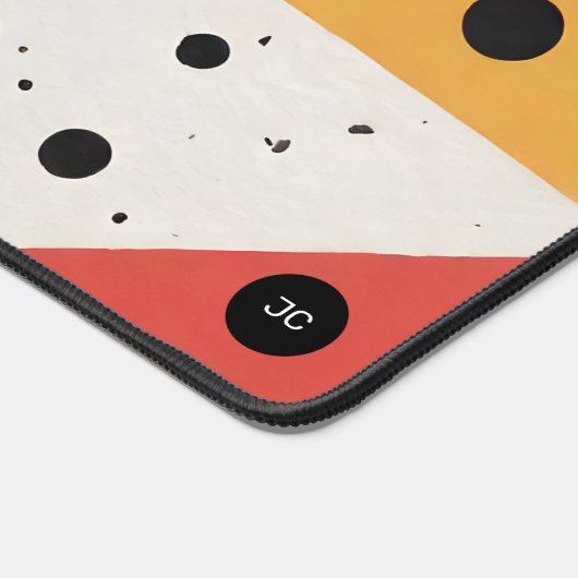 Points noirs en papier collage (Coin)