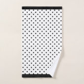Points Noirs Et Blancs (Serviette à main)