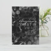 Points noirs et blancs Invitations de parties chic (Debout devant)