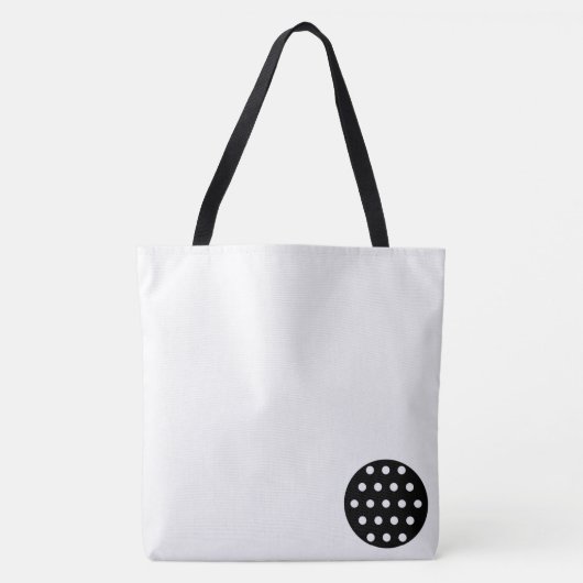 Points noirs et blancs sacs fourre-tout (Devant)