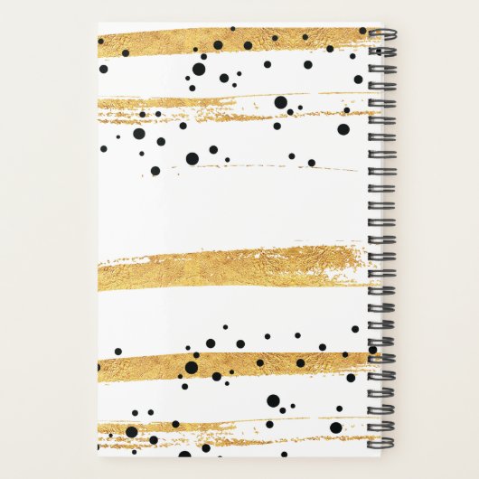 Points noirs Grilles de peinture or Objectif Digge (Dos)