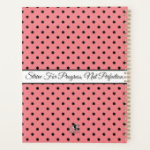 Points noirs rose pastèque Bow blanc Personnalisé (Dos)