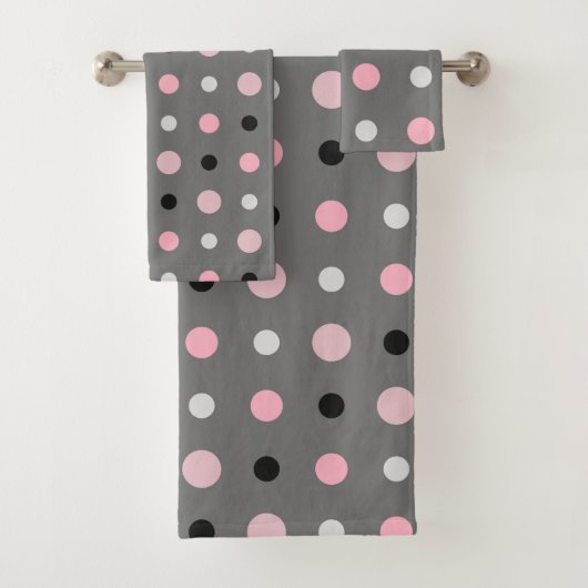Points noirs, roses, gris et blancs (En situation)